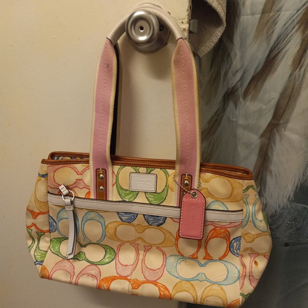 Coach Scribble Handbag
